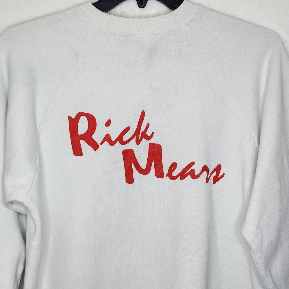 Vintage 80s Pennzoil Motorsport Rick Mears Racing Sweatshirt Size XL - Picture 10 of 15